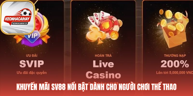 Ưu đãi SV88 tạo số dư khởi đầu vững chắc cho người chơi